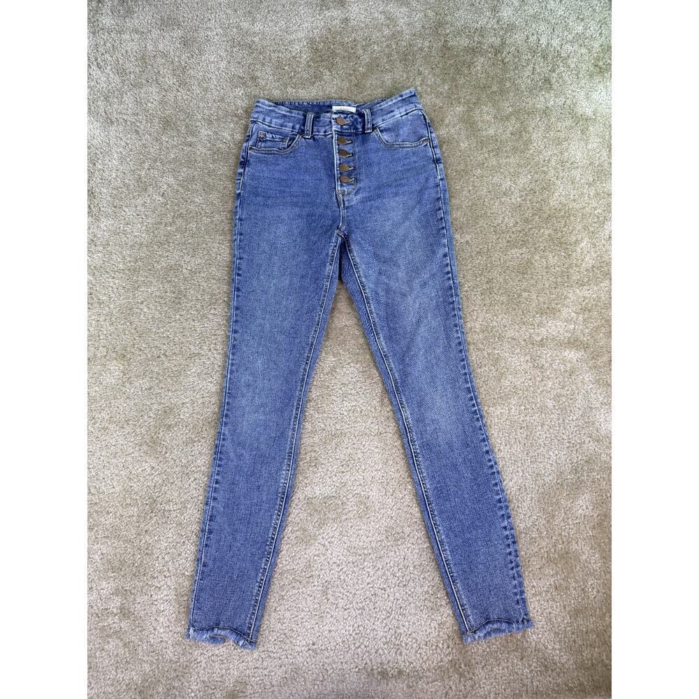 M Jeans by Maurices SZ S Reg Super Skinny Mid Rise Stretch Jeggings D817
